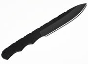 1095 High Carbon Steel Drop Point Knife Blank Blade Skinning Skinner 1095HC Black Powder Coated