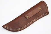 Large Brown Leather Sheath Fixed Blade Knife Fits up to 6in Blade Knives Skinning Blanks