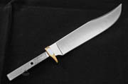 Custom Knife Making Blade Blank Guard 7 1/2in Clip Point Hunter Bowie