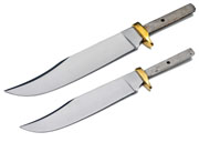 Set of Blanks - Medium + Large Blades Knife Making Knives Blank Skinning Custom