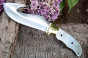 8in Guthook Blade Knife Making Blank Blades Blanks Gutting Custom Knives