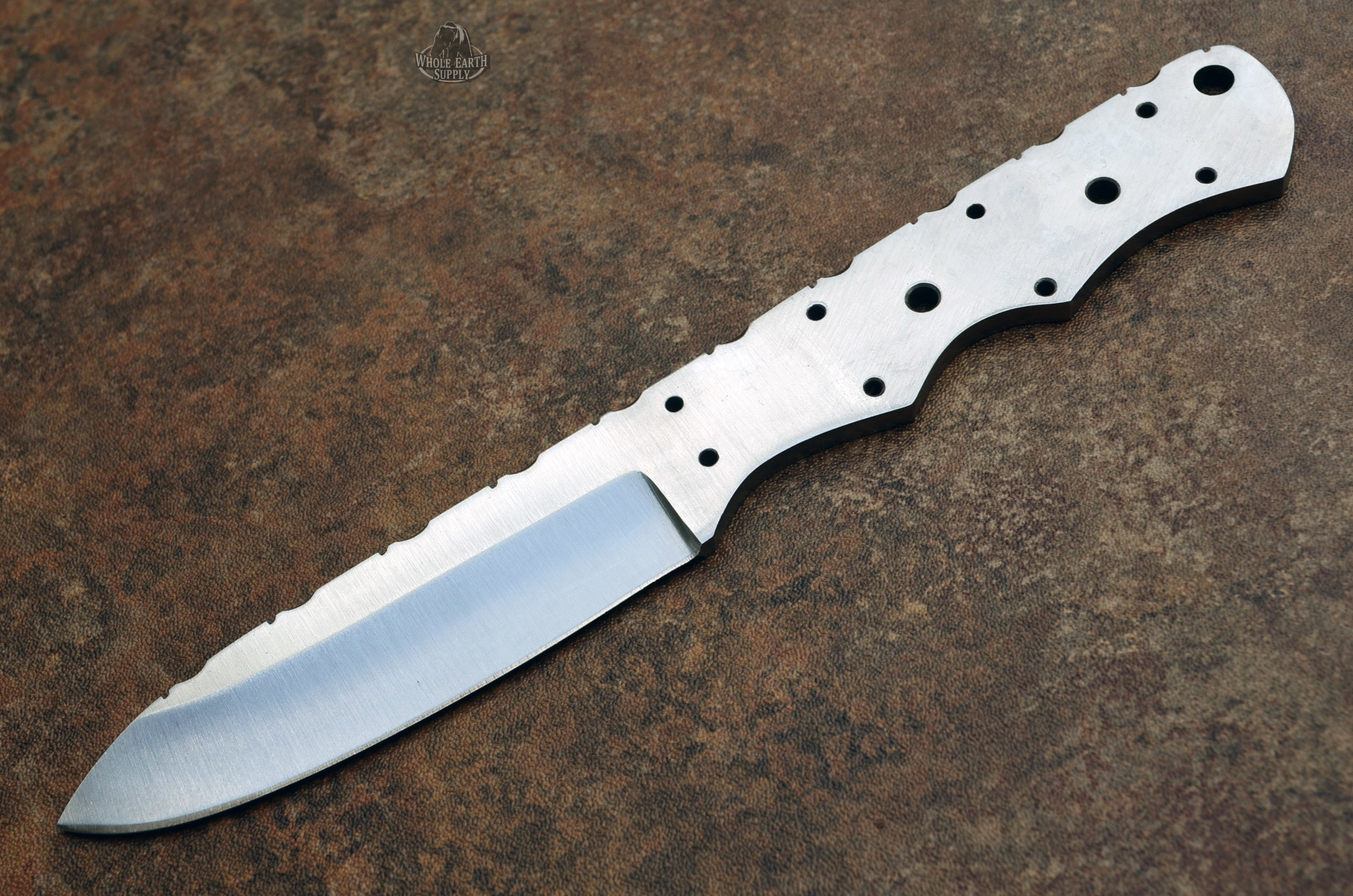 D2 Steel Drop Point Knife Blank Making Blade Skinner Skinning D-2 Knives