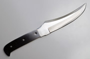 High Carbon 1095 Steel Upswept Knife Blank Blade Skinning Skinner 1095HC