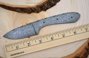 Damascus Skinning Knife Blank Blade Small Skinner Blanks Steel 1095HC