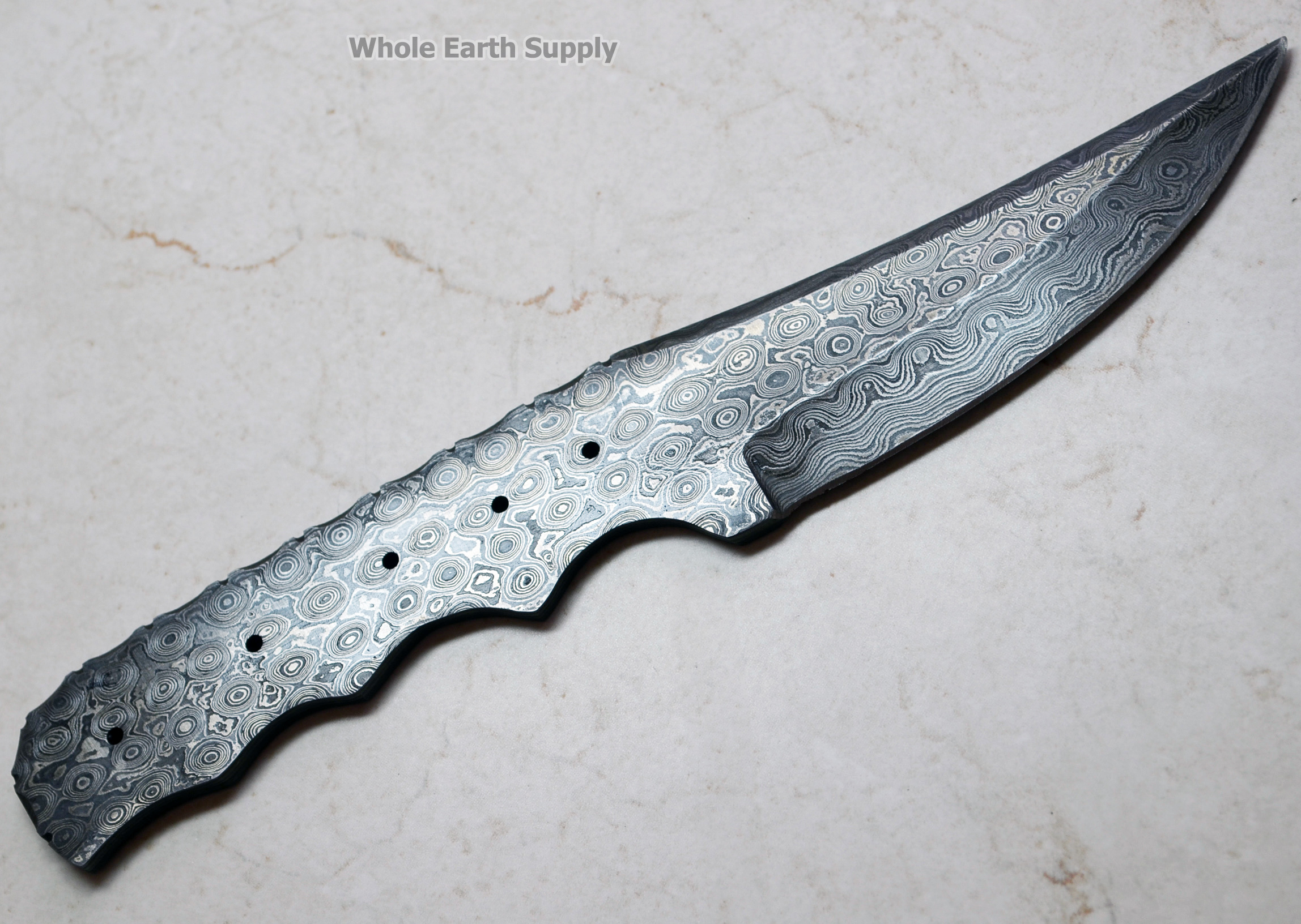 Damascus Knife Blank Making Skinning Skinner 1095 High Carbon Blade