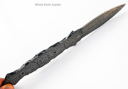 Damascus Blank Knife Blade Double Edge 1095HC High Carbon