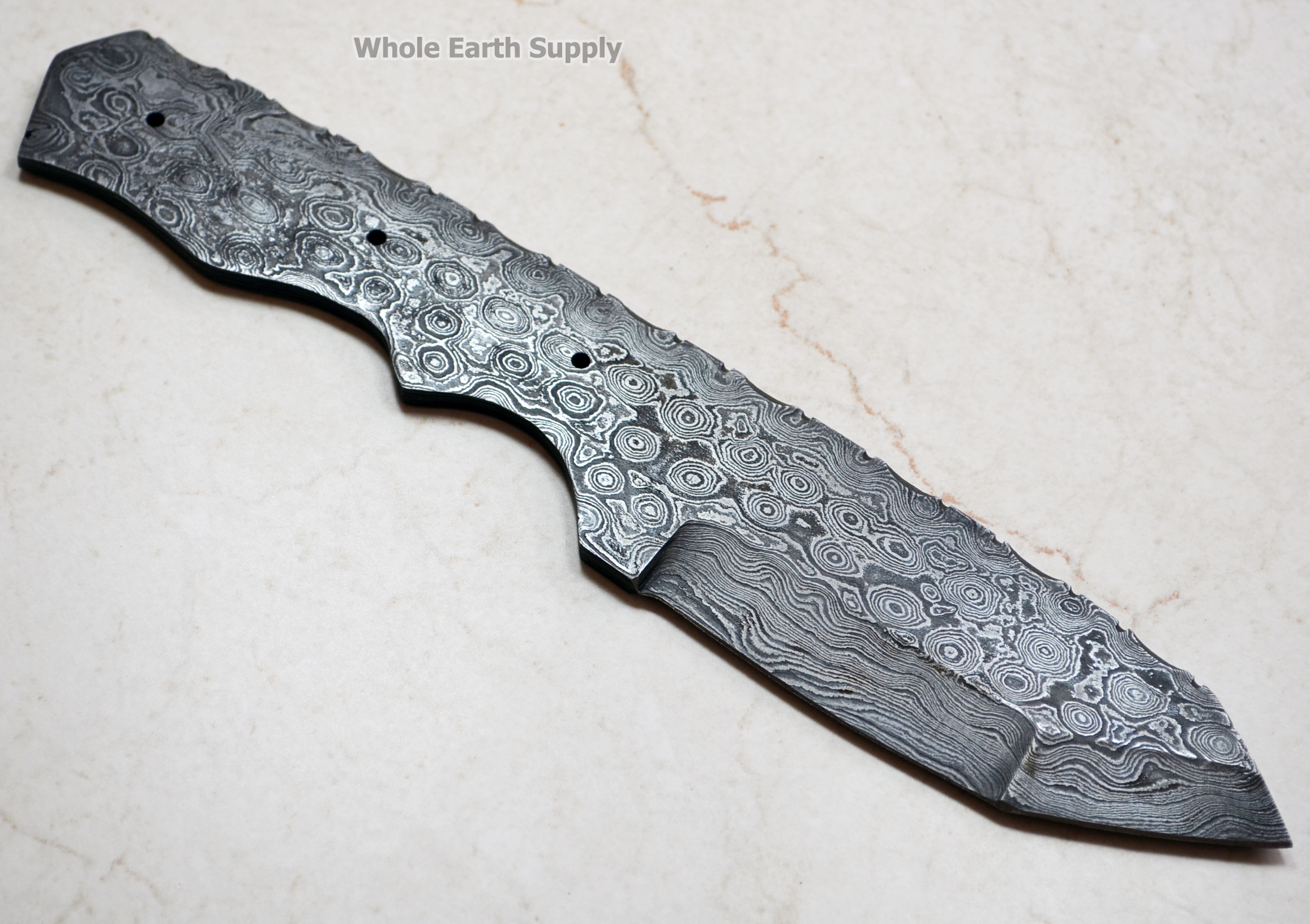 Damascus Knife Blank Blade Tanto  1095 High Carbon Steel Making