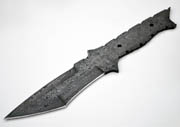 Damascus Tanto Carbon Steel Japanese Blank Blade Knife Knives Samurai