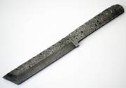Tanto Damascus High Carbon Steel Japanese Blank Blade Knife Knives Samurai