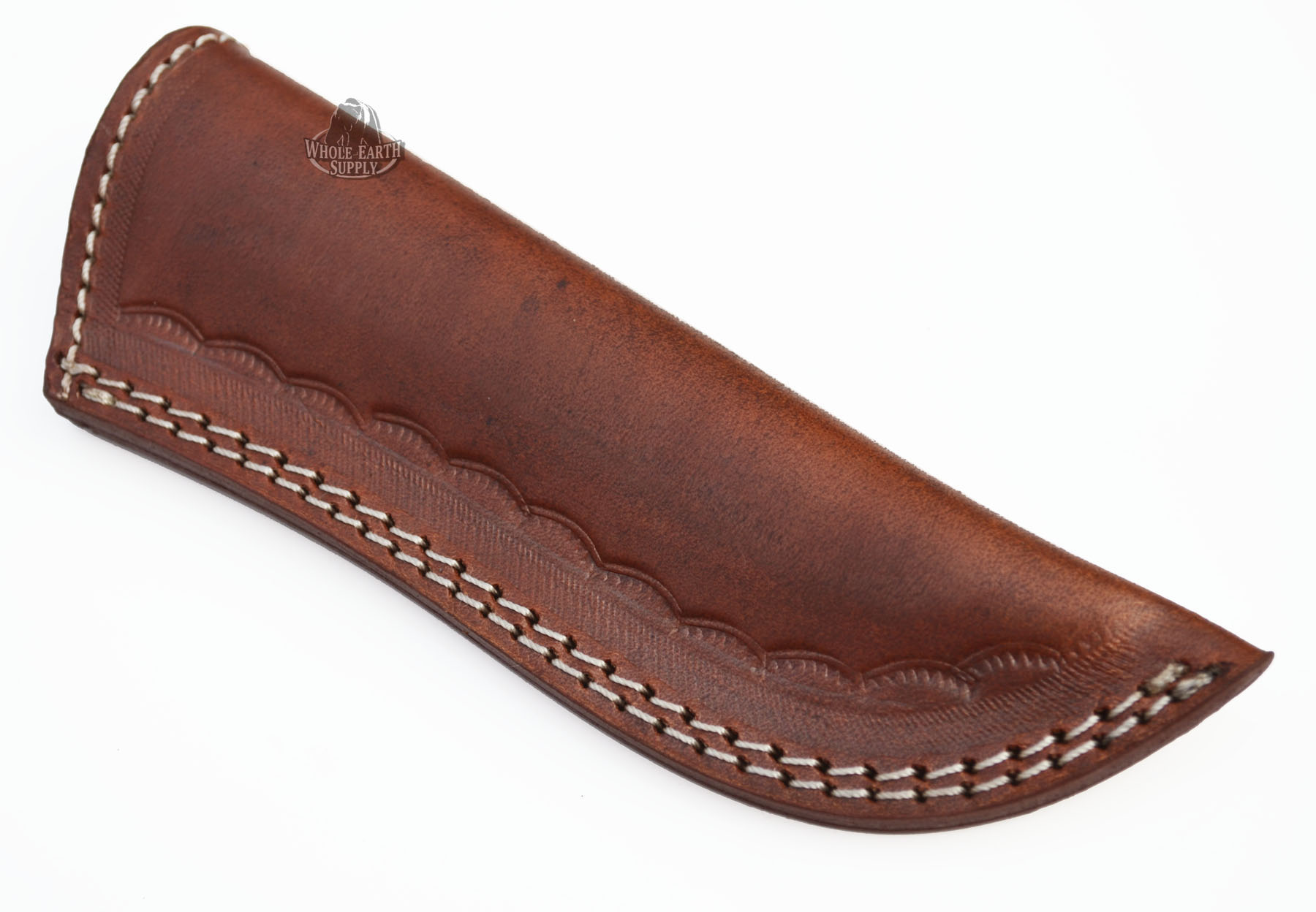 Large Brown Leather Sheath Fixed Blade Knife Fits up to 6in Blade Knives Skinning Blanks