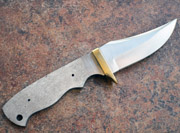 Clip Point Knife Blanks Blades Fingergroove Knives Hunter Parts Making