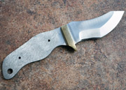 Modified Skinner Blade Curved Upswept Blanks Knife Making Blades Steel