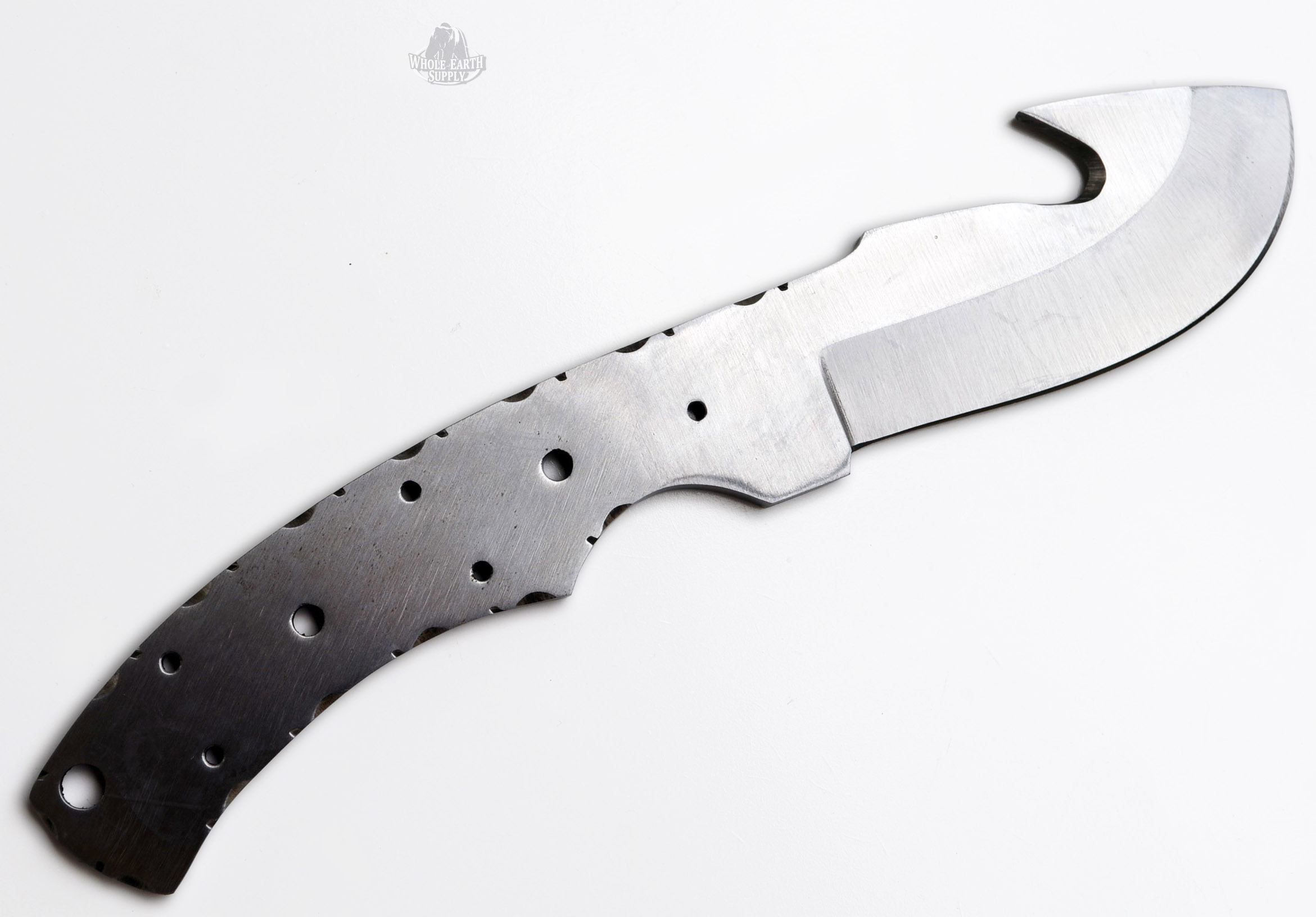 High Carbon 1095 Steel Guthook Knife Blank Blade Skinning Skinner 1095HC