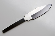 High Carbon 1095 Steel Partial Tang Knife Blank Blade Skinning Clip