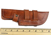 Light Brown Thick Leather Tracker Sheath Blade Knife Blanks Knives Case Large